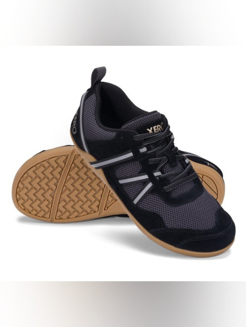 Xero Prio Suede Womans Black Athletic Minimalist Sneaker Size 11